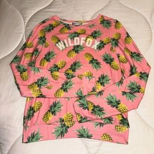 Wildfox Pineapple Baggy Beach Jumper